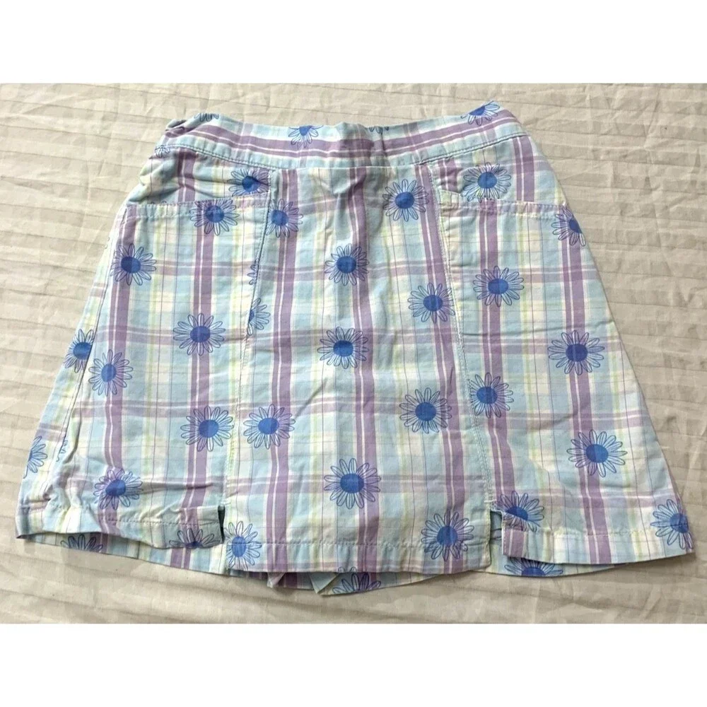 CARTERS GIRLS COTTON SKIRT SKORT WITH BUILT SHORTS SIZE 5